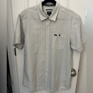 RVCA men’s slim fit button up large